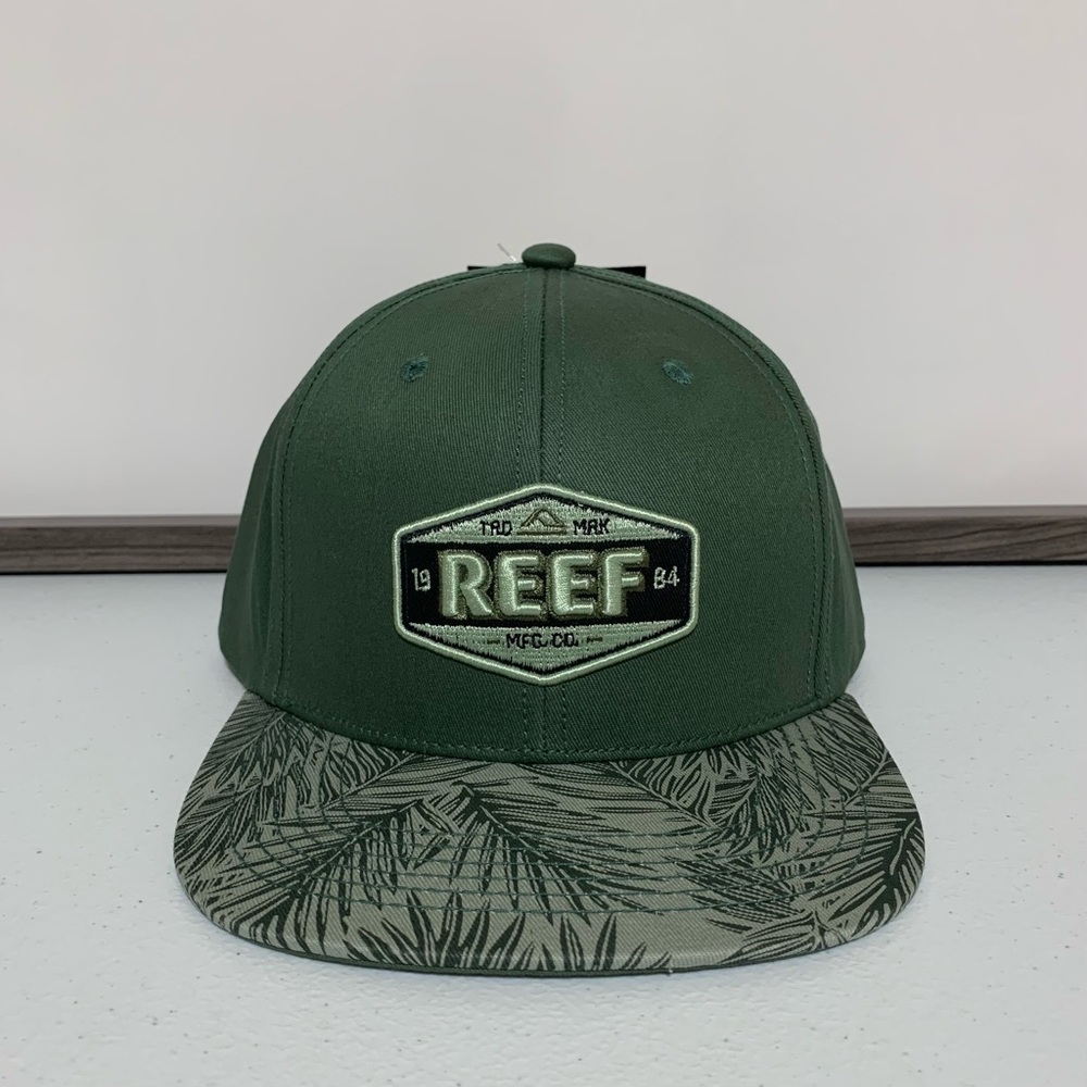 Reef Outrider Twill Flat Bill Hat/Cap-OSFM NWT